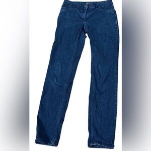 Longchamp Womens Jeans Staight leg Dark Wash Blue Size 36 US 4 x 31